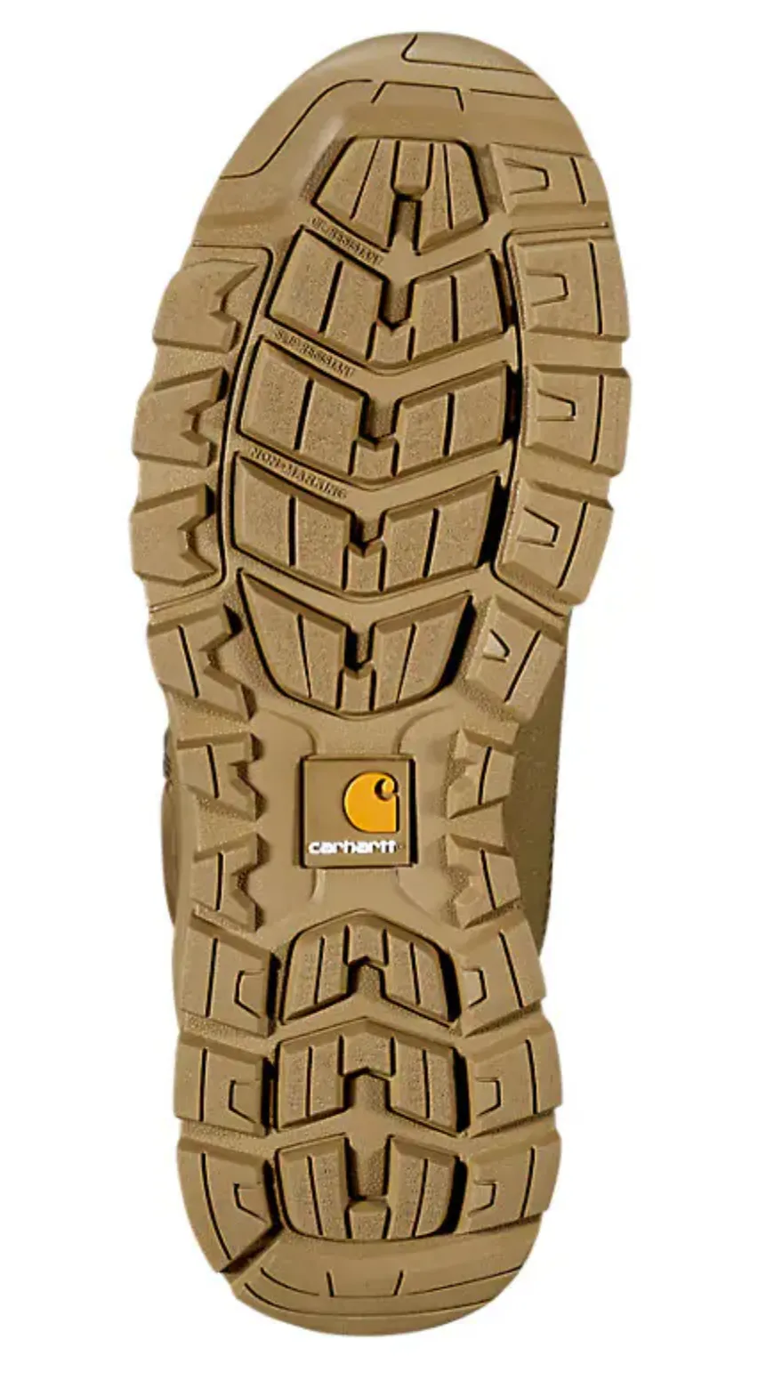 MEN'S CARHARTT GILMORE WATERPROOF 8-INCH SIDE ZIP BOOT | KLONDIKE KHAKI