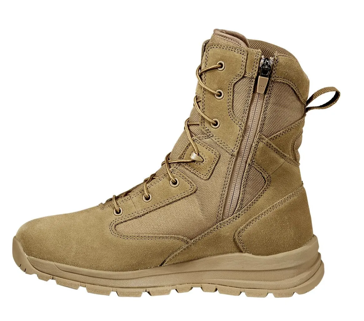 MEN'S CARHARTT GILMORE WATERPROOF 8-INCH SIDE ZIP BOOT | KLONDIKE KHAKI