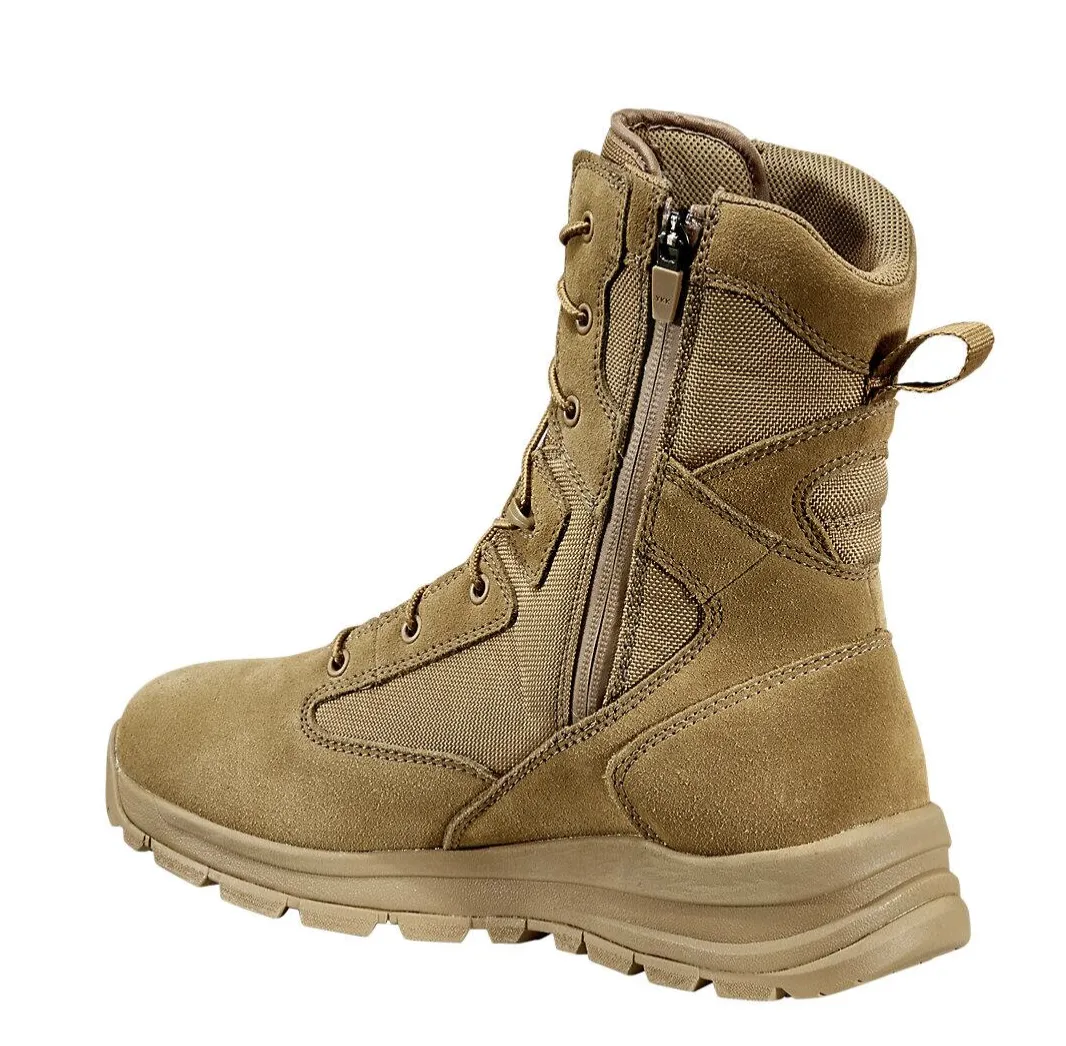 MEN'S CARHARTT GILMORE WATERPROOF 8-INCH SIDE ZIP BOOT | KLONDIKE KHAKI
