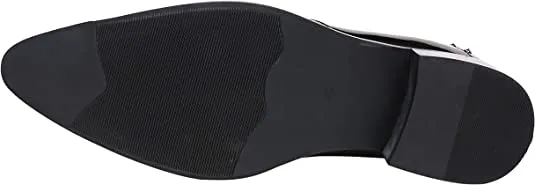 Men's Shiny Western Loafers Metal Tip