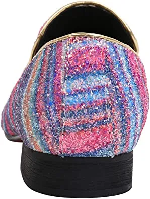 Men's Sparkling Smoking Loafers