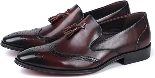Men's Tassel Loafers Wingtip