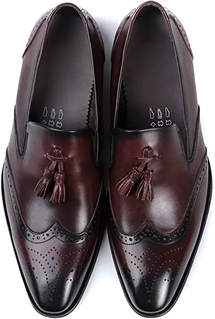 Men's Tassel Loafers Wingtip