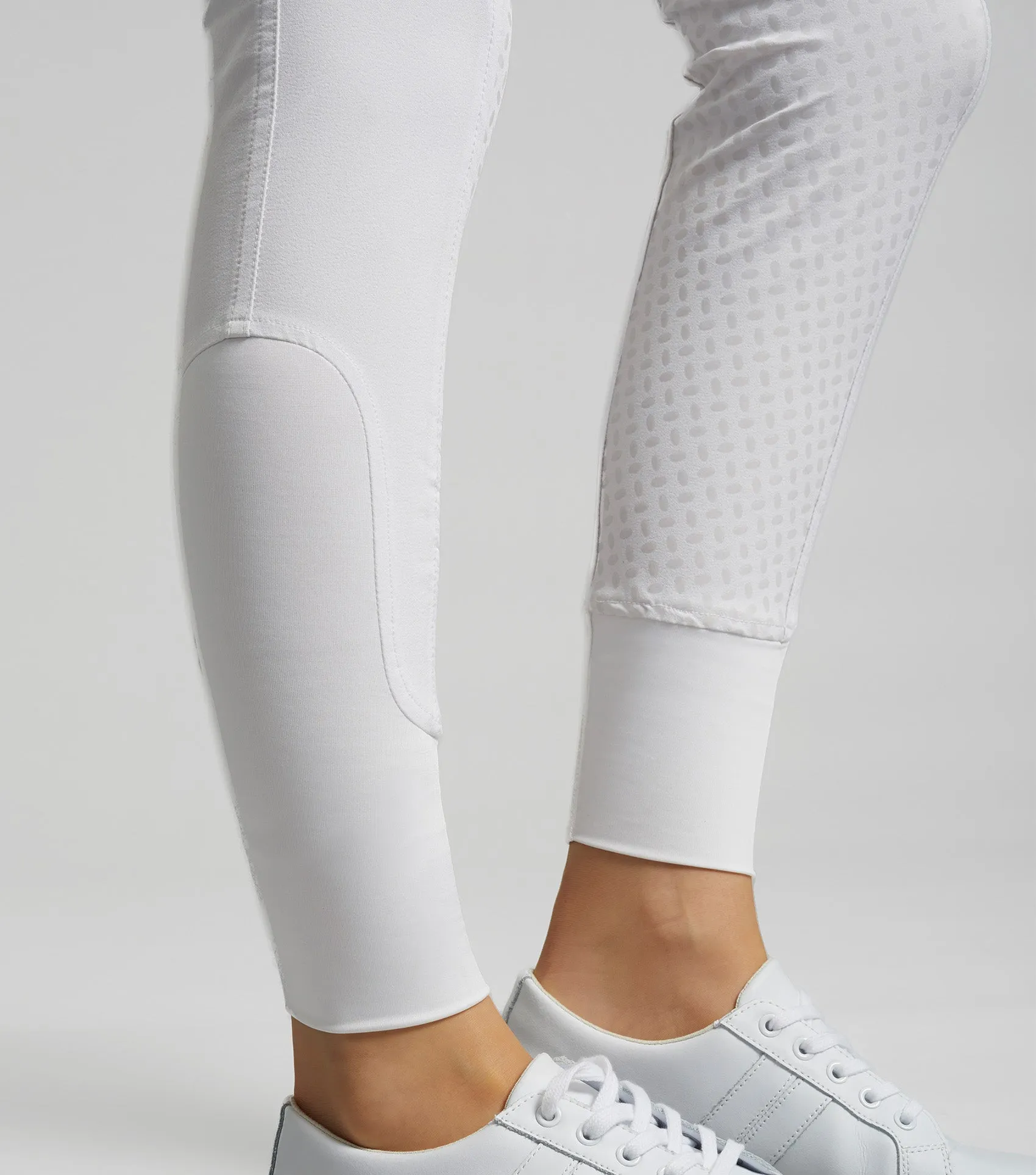 Milliania Ladies Full Seat Gel Competition Breeches White