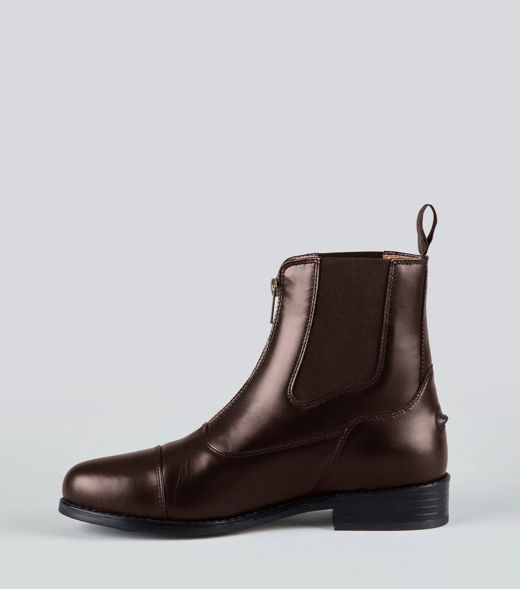 Mimas Leather Paddock Boots Brown