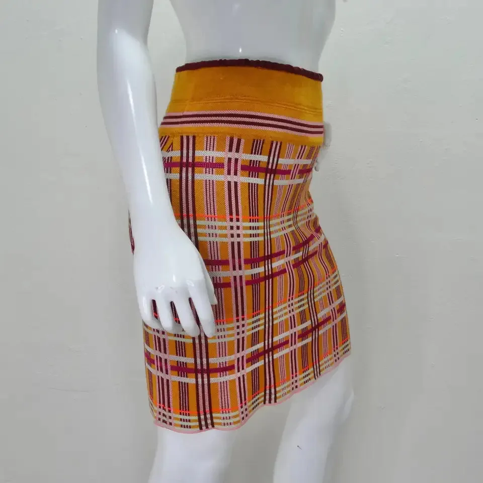 Missoni AW21 Plaid Pencil Skirt