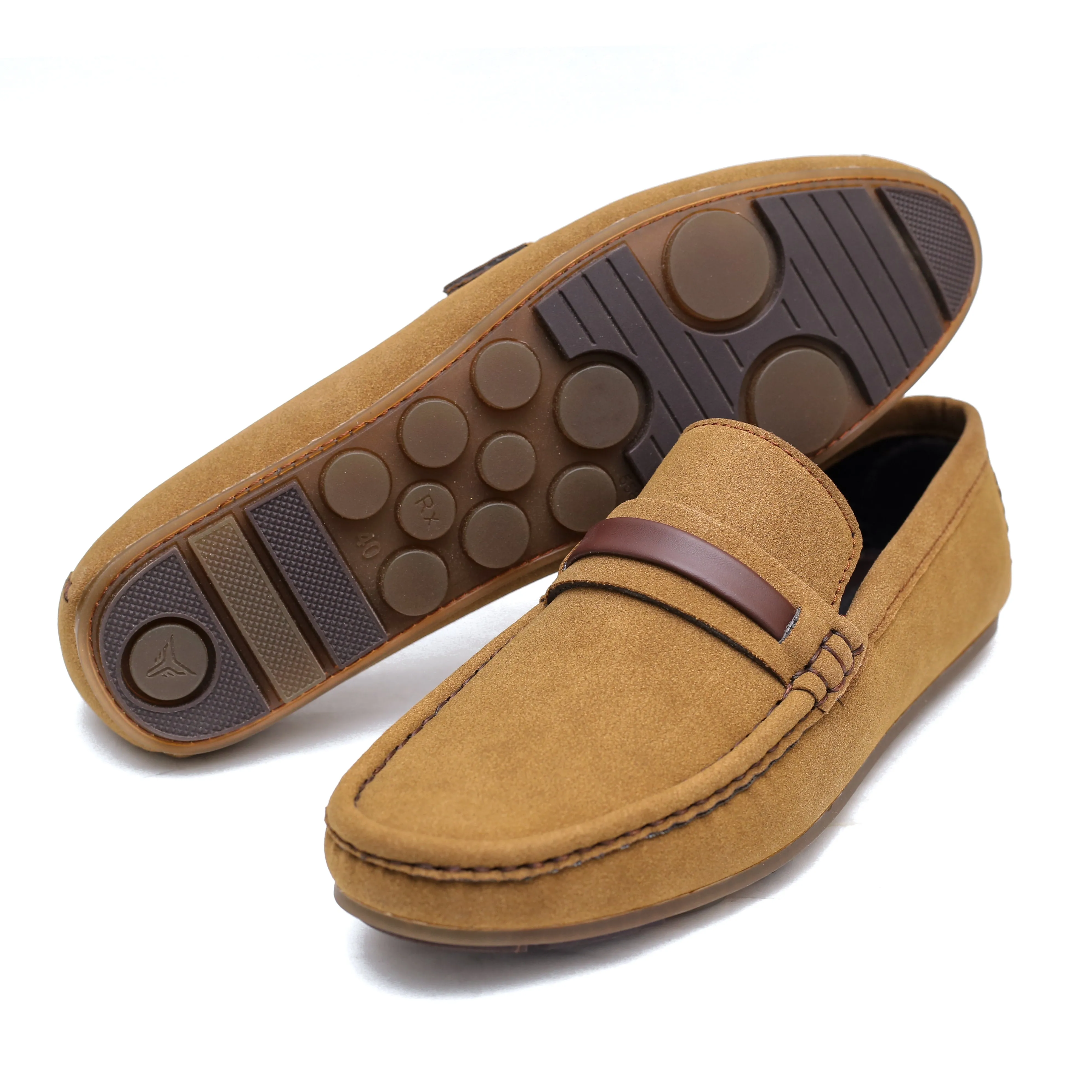 Mustard Suede  Loafer