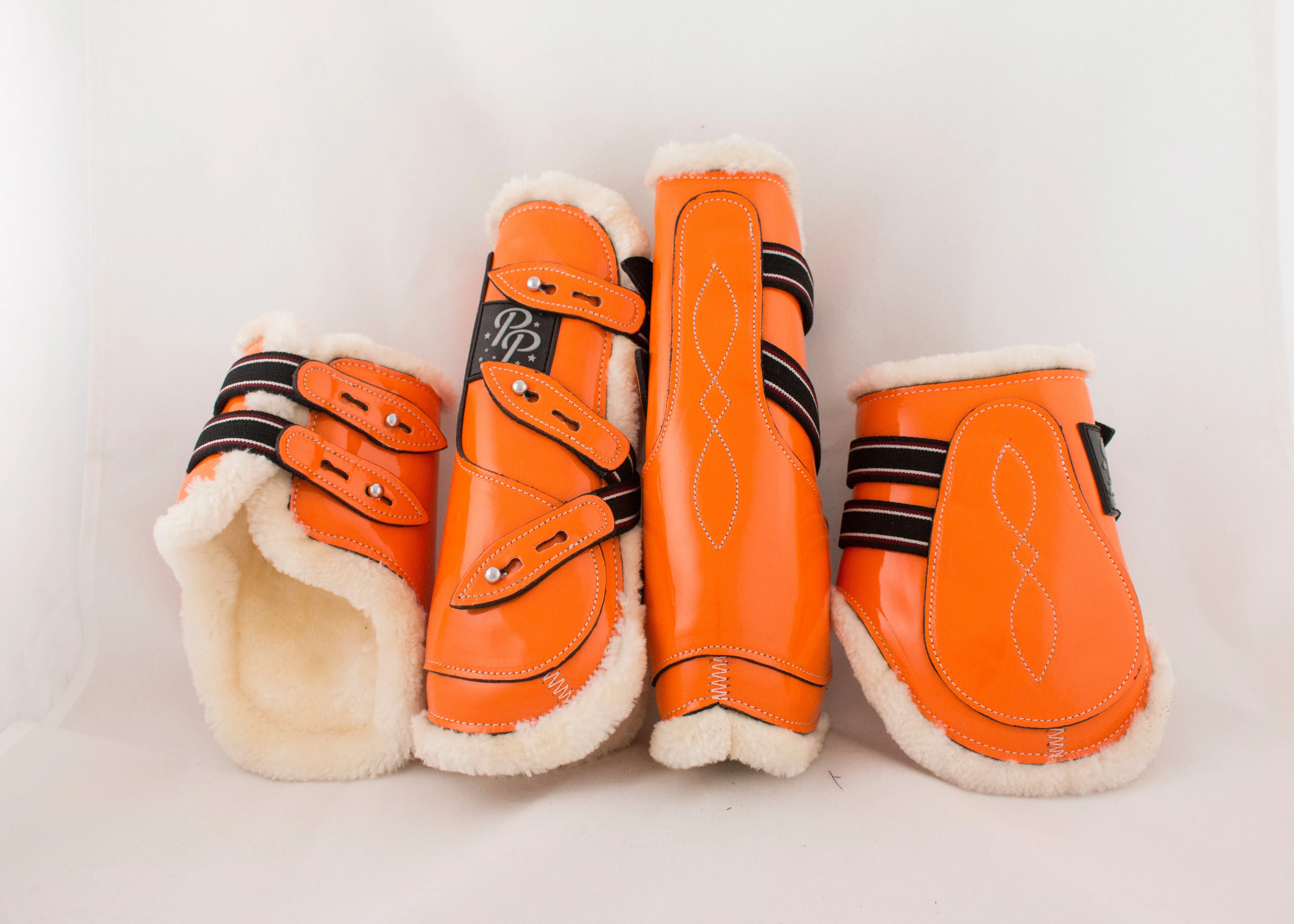Open Front Boots - Set of four