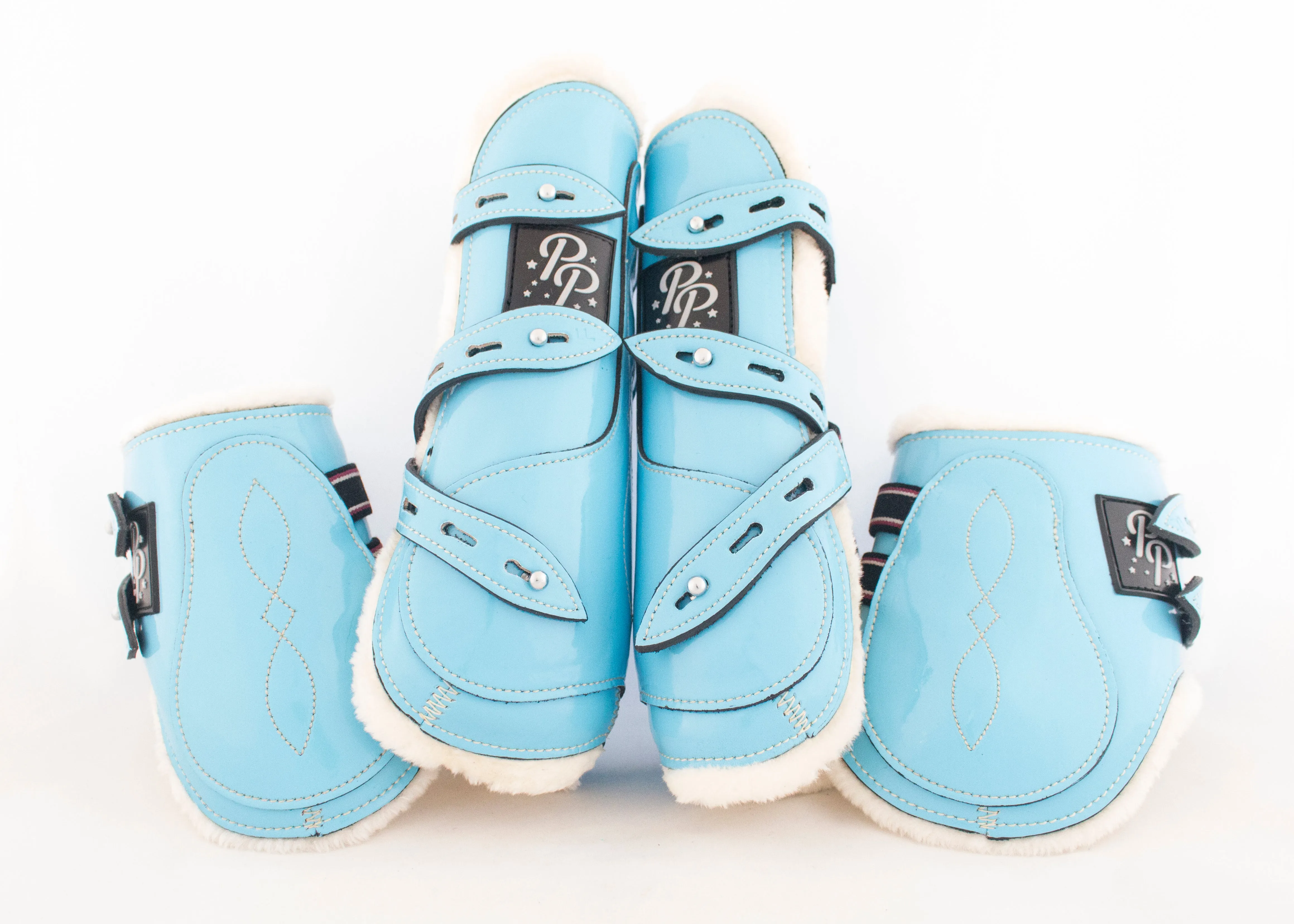 Open Front Boots - Set of four