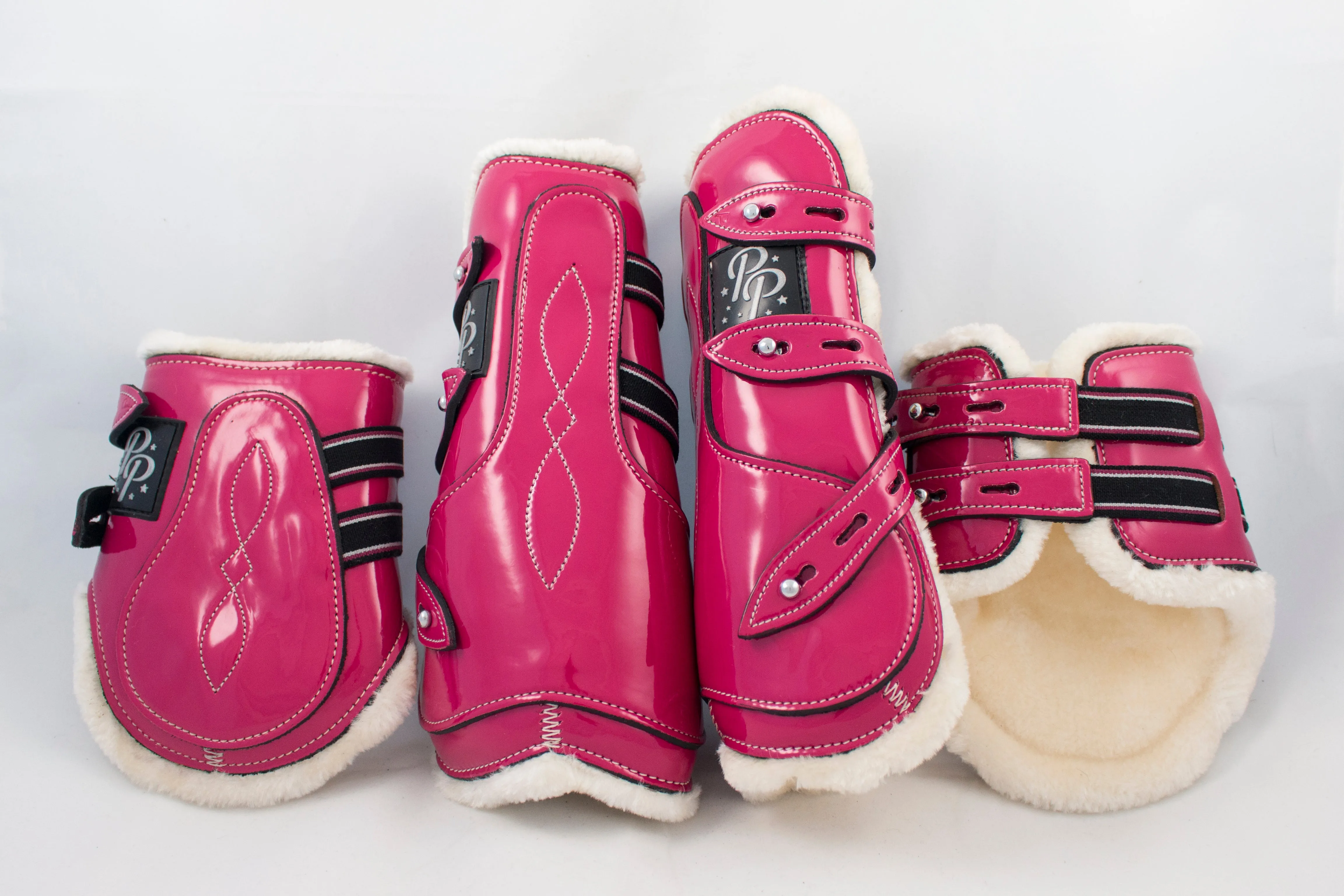 Open Front Boots - Set of four