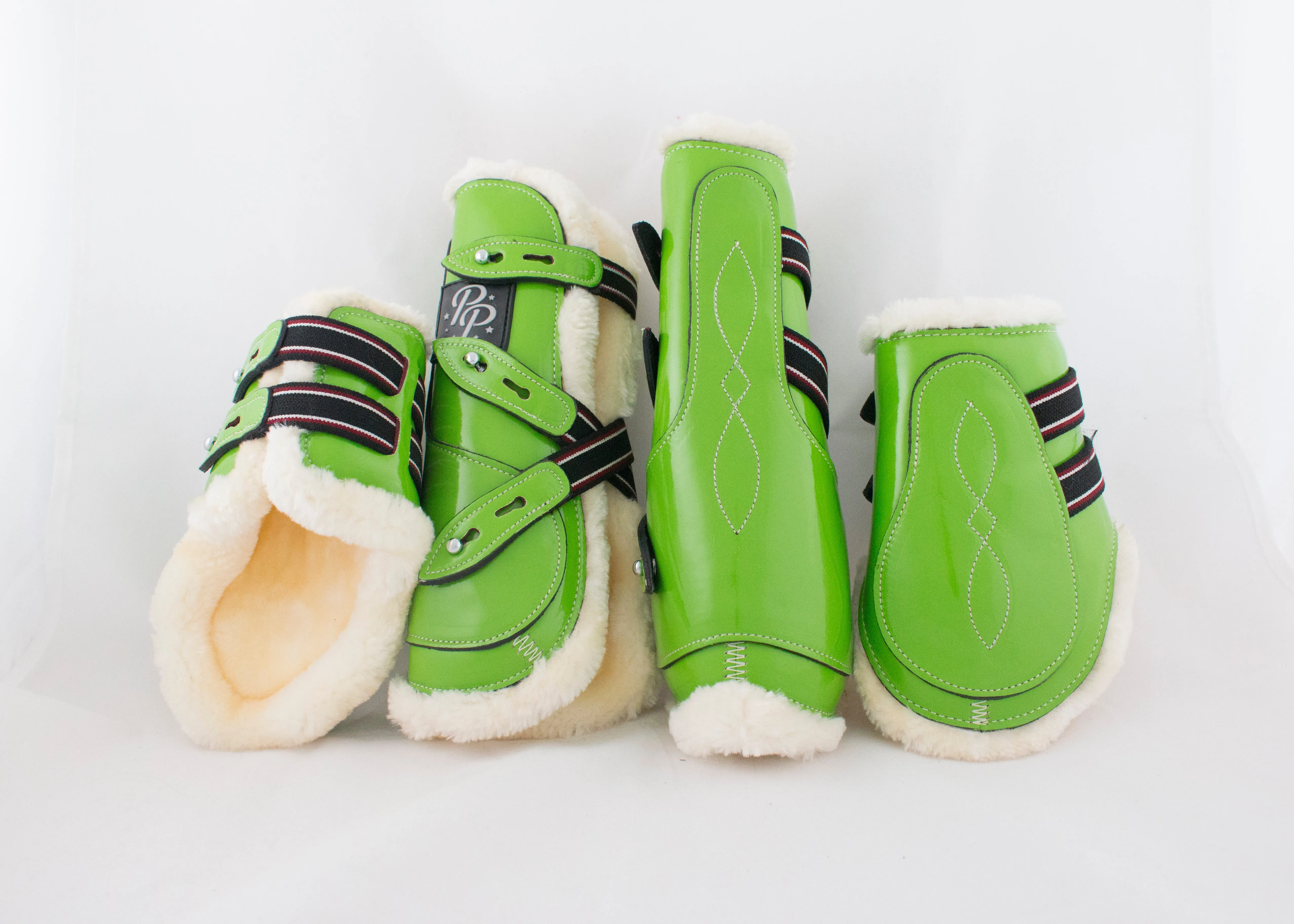 Open Front Boots - Set of four