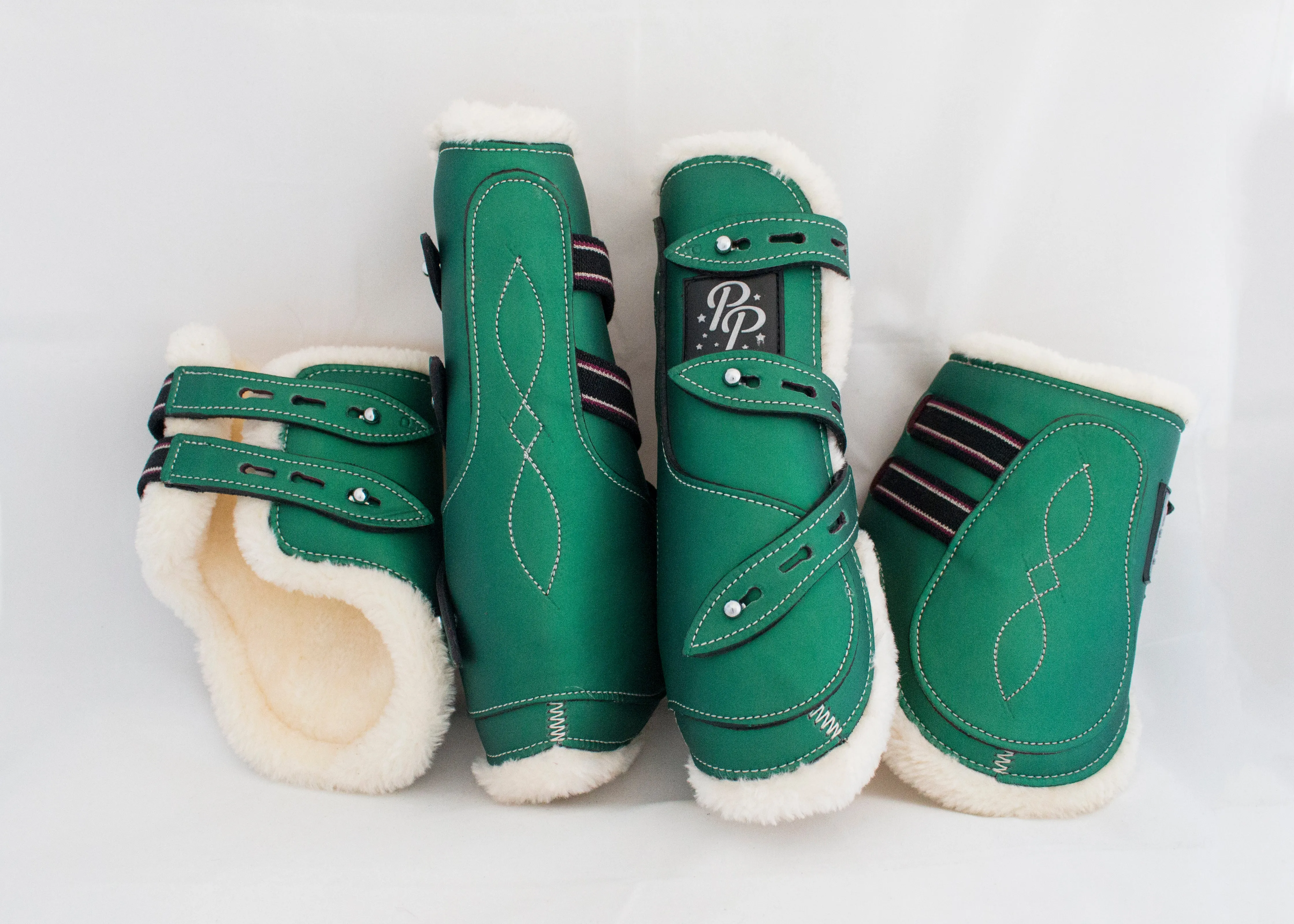 Open Front Boots - Set of four