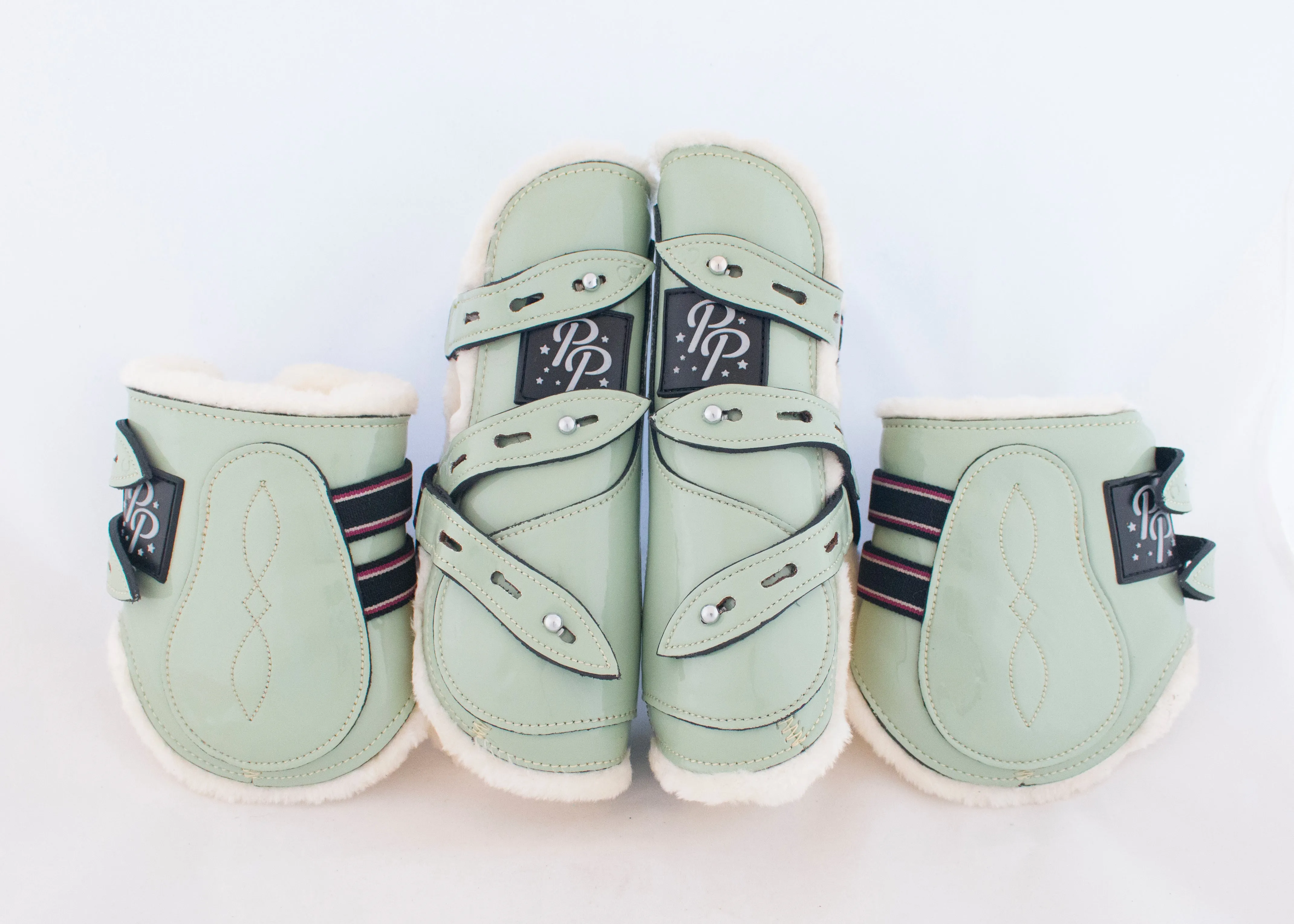 Open Front Boots - Set of four