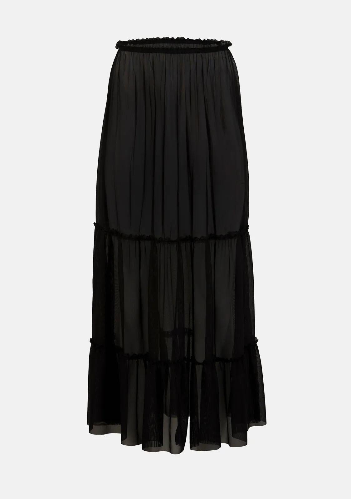Overlay Tiered Skirt