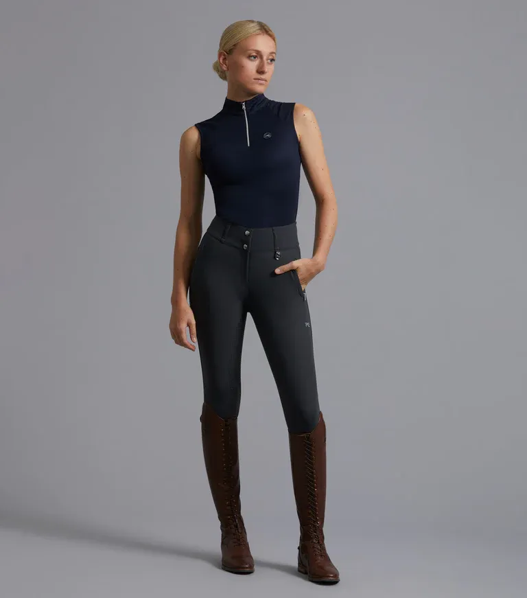 PEI Carapello Ladies Full Seat Gel Breeches (Grey)