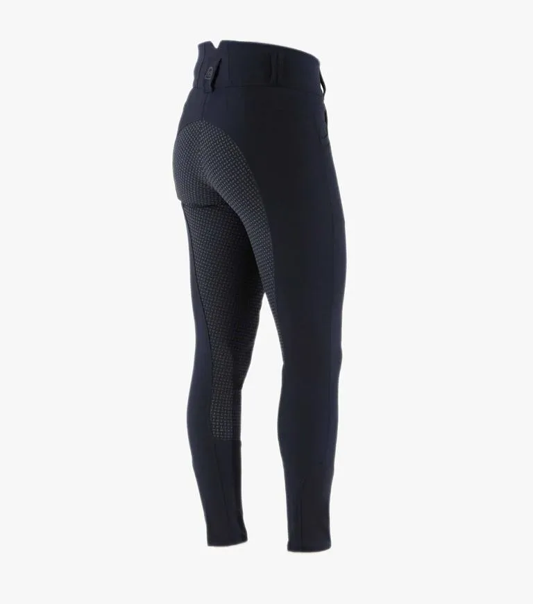 PEI Sophia Silicon Full Seat High Waist Breeches (Navy)