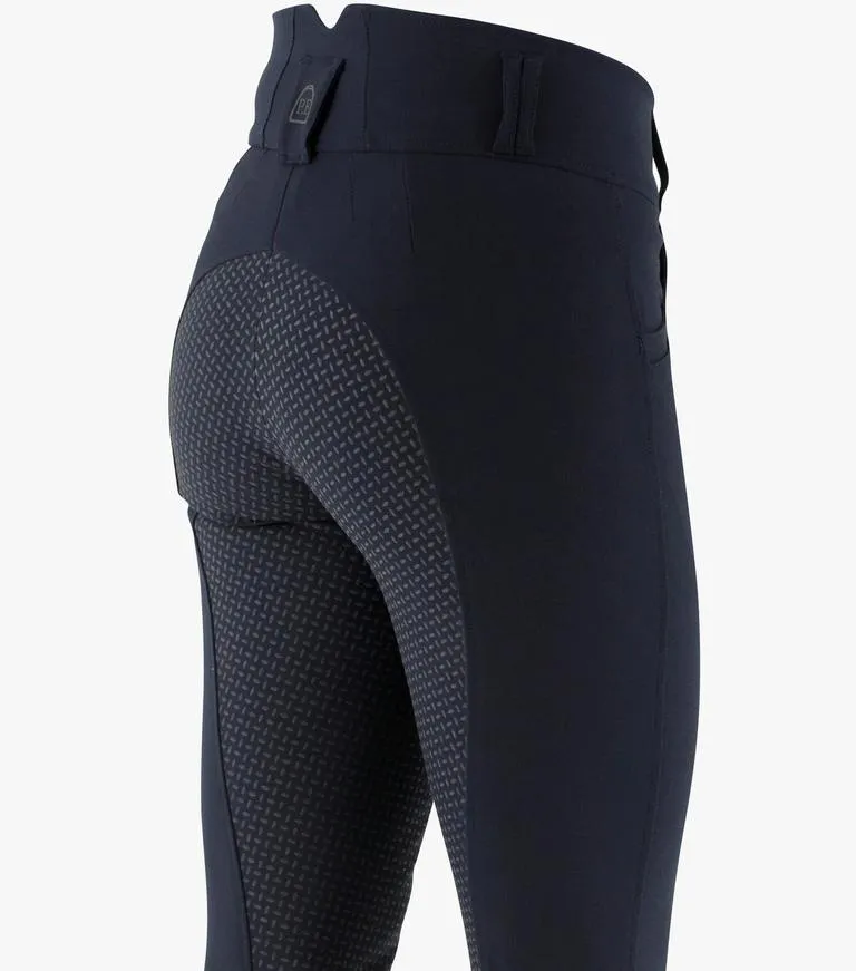 PEI Sophia Silicon Full Seat High Waist Breeches (Navy)