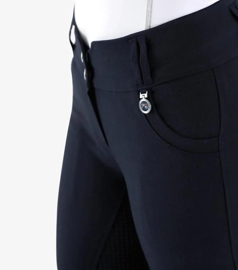 PEI Sophia Silicon Full Seat High Waist Breeches (Navy)