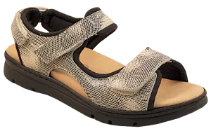 Pilgrim Women Sandals -D1118  Rejuve - Beige Snake