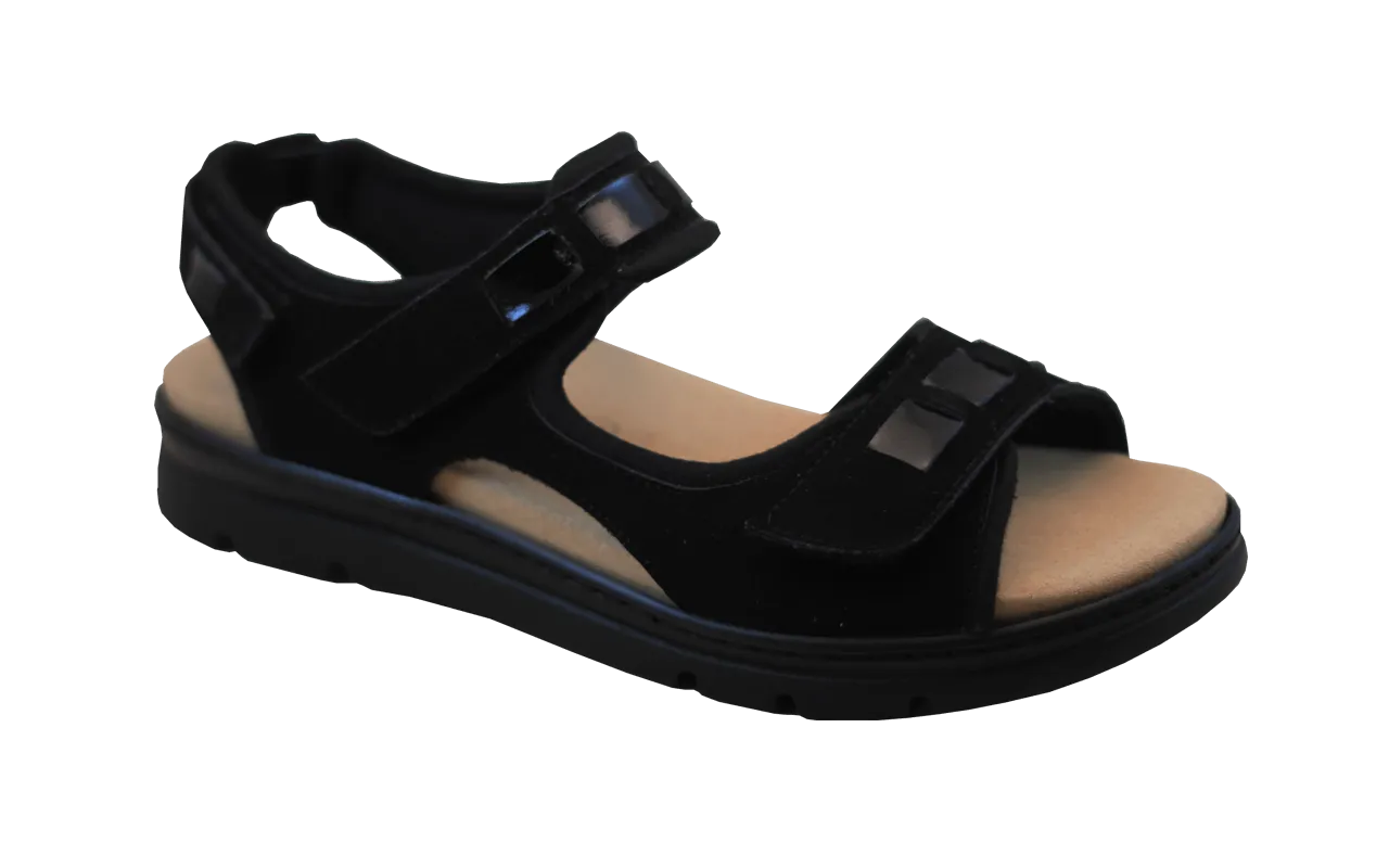 Pilgrim Women Sandals - D1118 Rejuve - Black