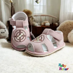 Pink Sandals with Velcro Straps
