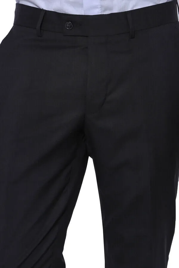 Plain Men Black Pants - Wessi