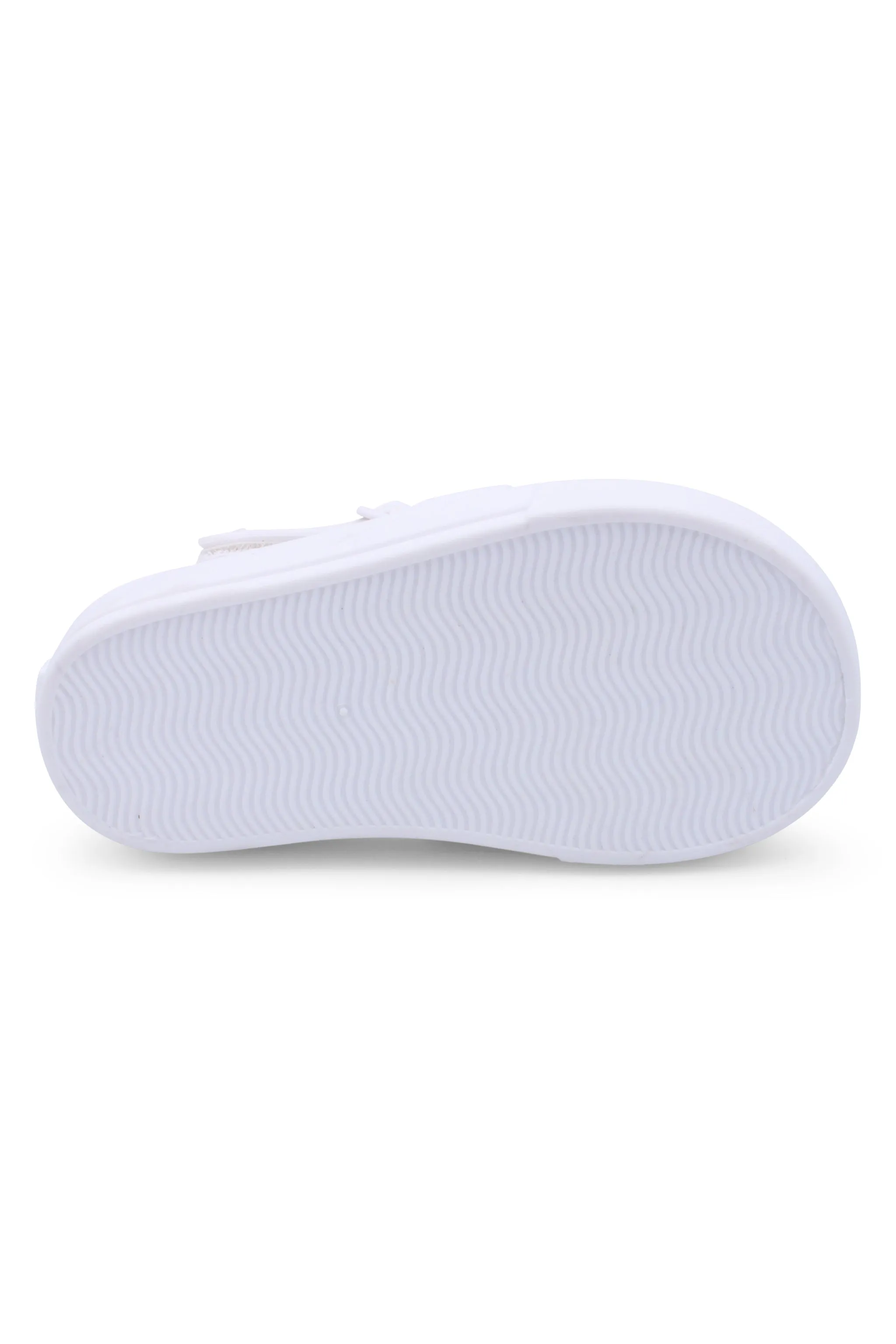 "Monaco" Matte White Jelly Sandals