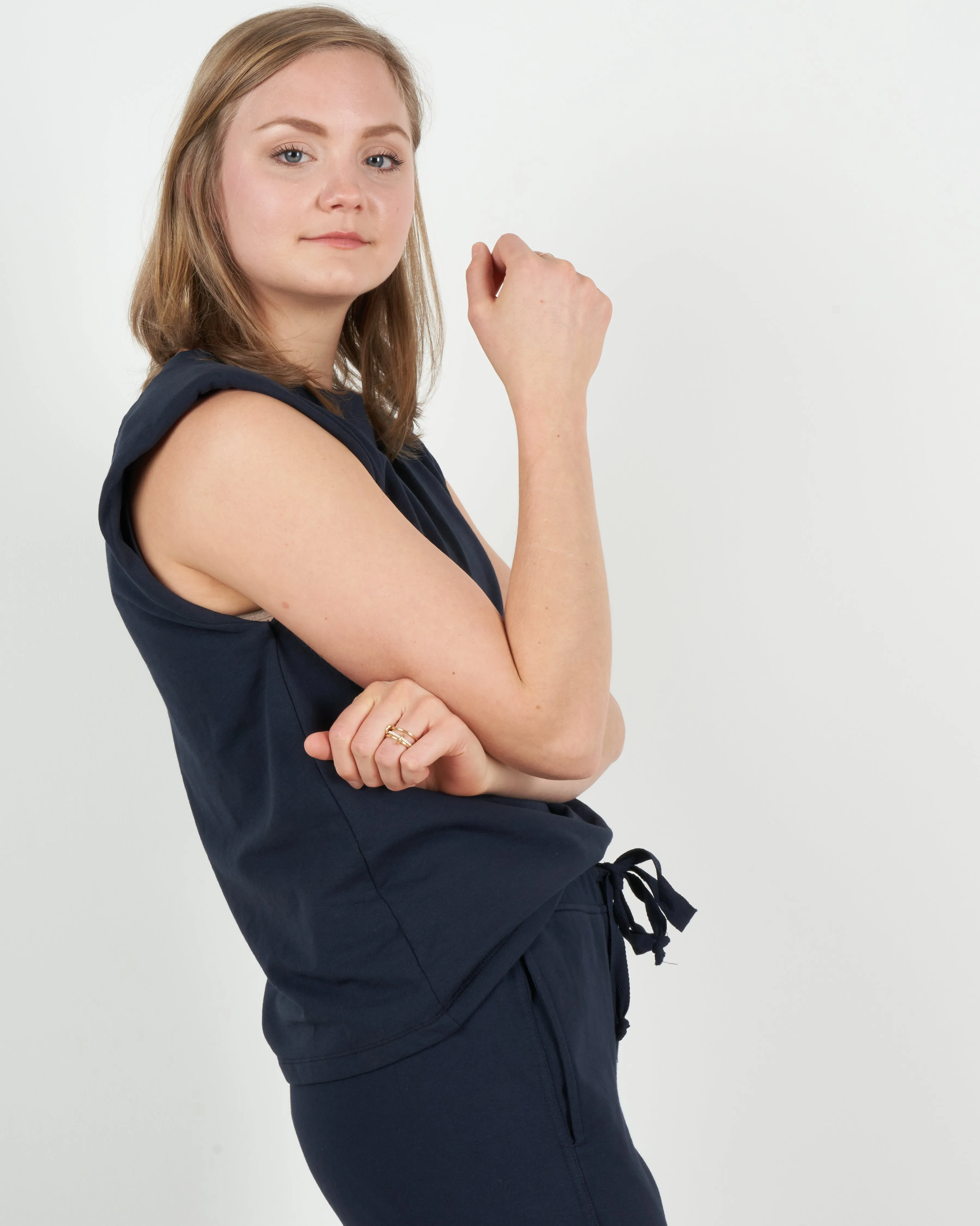 rachelle top - navy nav