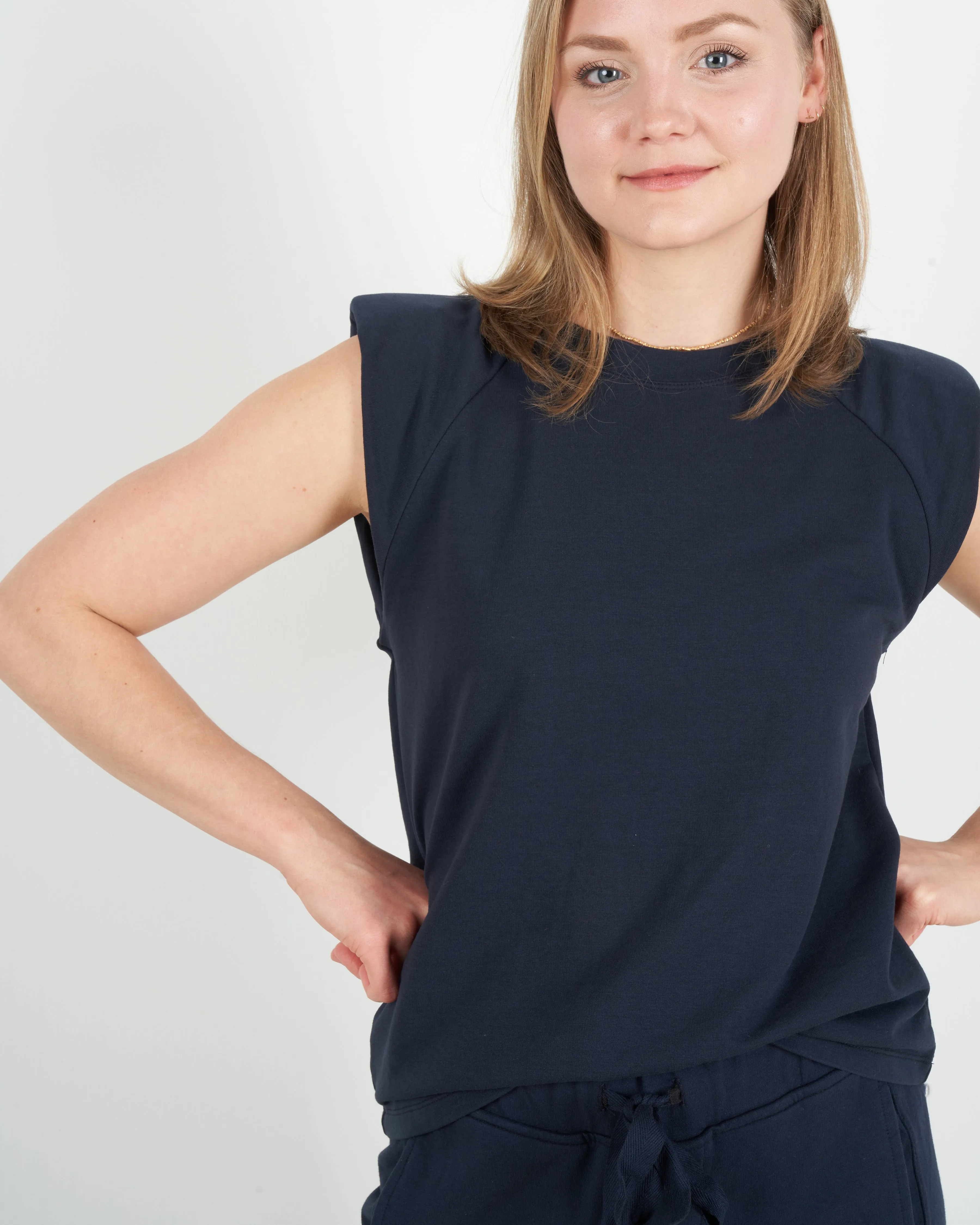 rachelle top - navy nav
