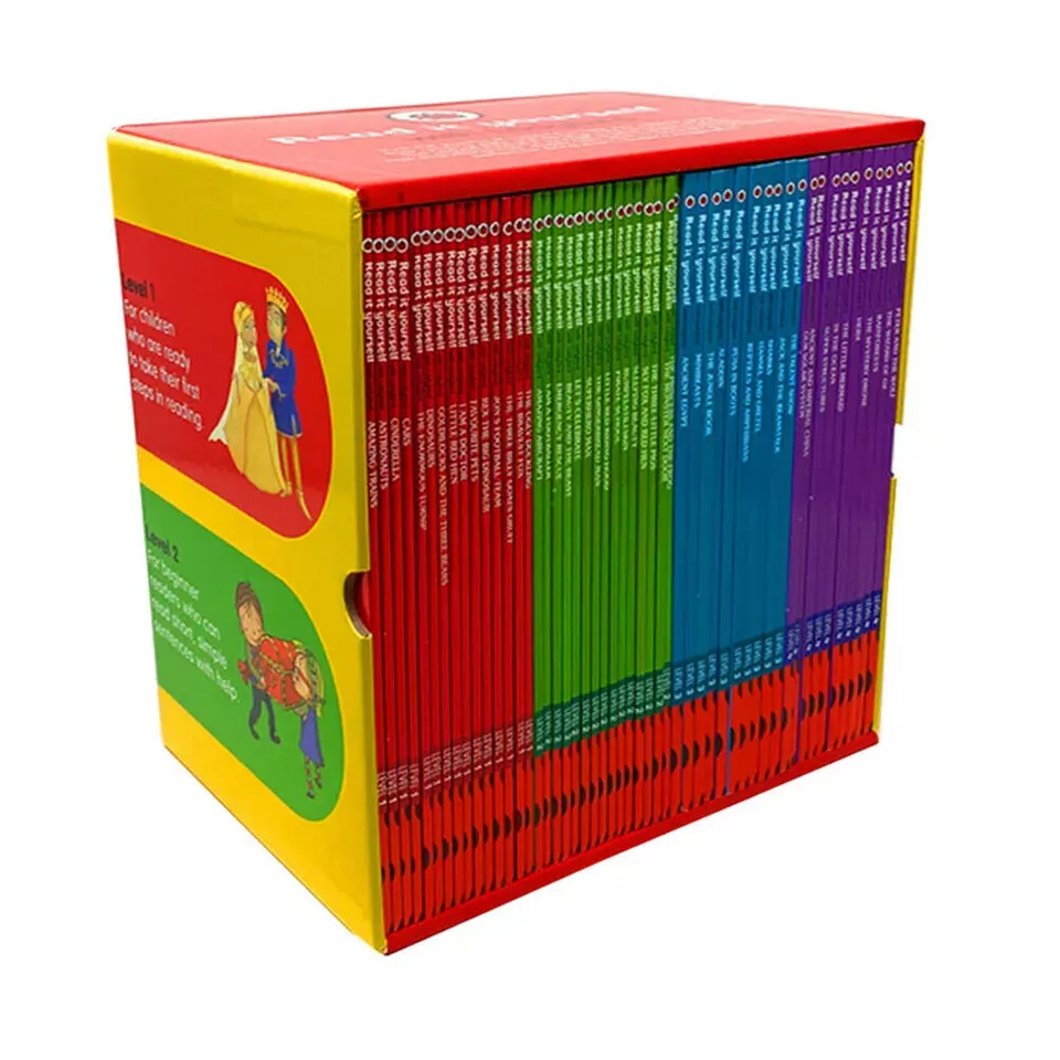 Read It Yourself With Ladybird Collection 50 Books Box Set Pack Level 1 To 4