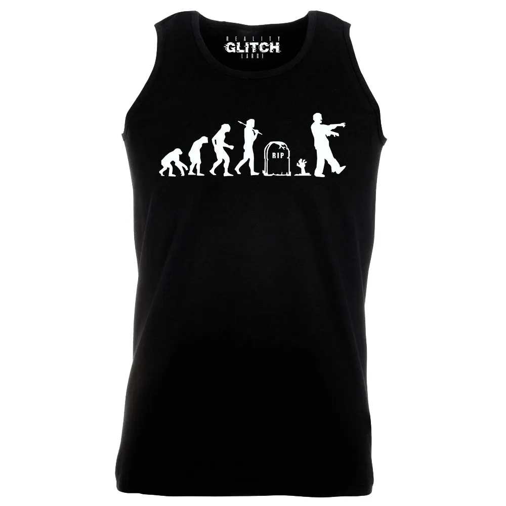 Reality Glitch Evolution of Zombies Mens Vest