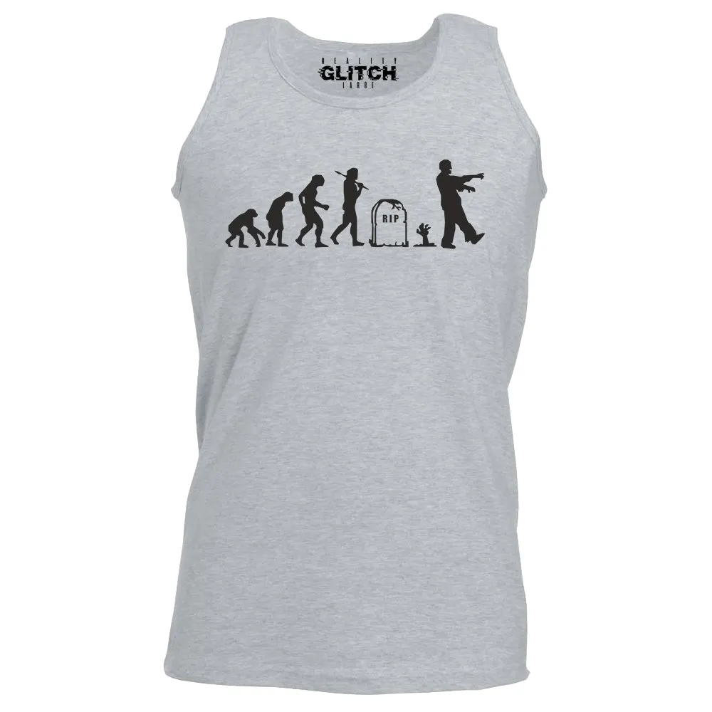 Reality Glitch Evolution of Zombies Mens Vest