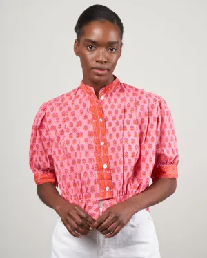 rhiannon quince blouse - pink quince