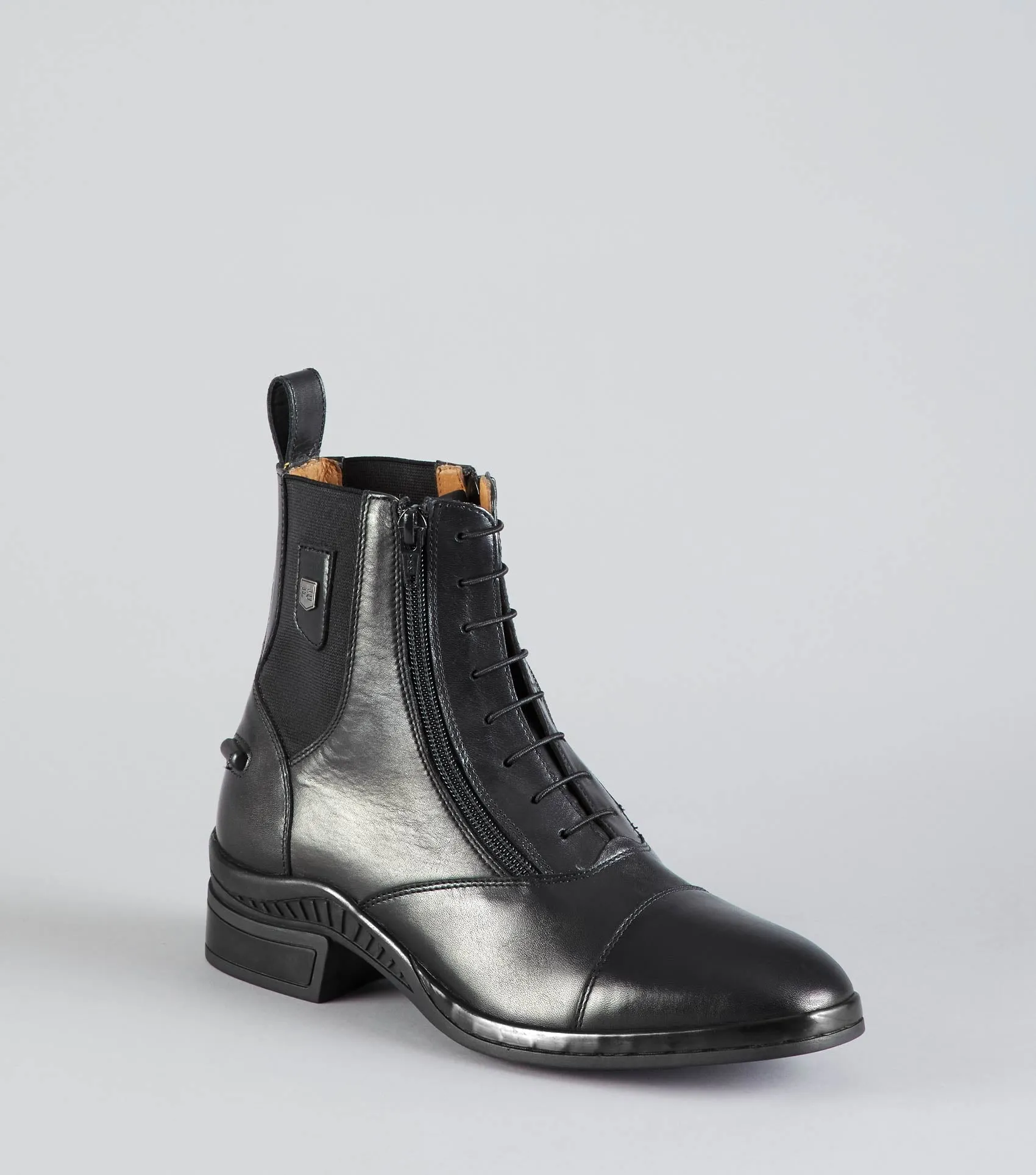 SALE Milton Ladies Leather Paddock Boot Black