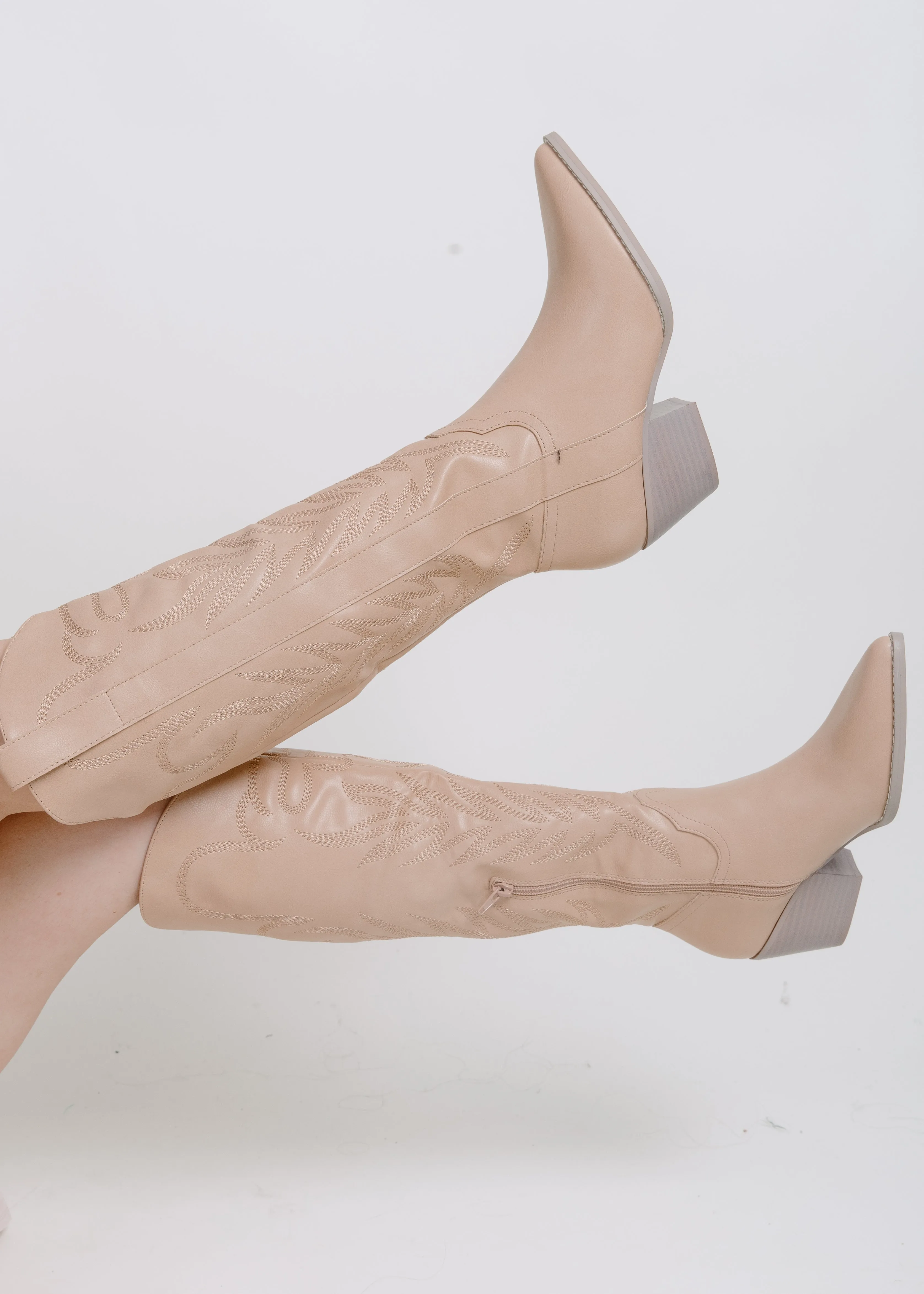 Samara Tall Boot - Nude