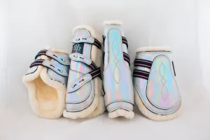 SECONDS Holo Open Front Boots - Set of Four