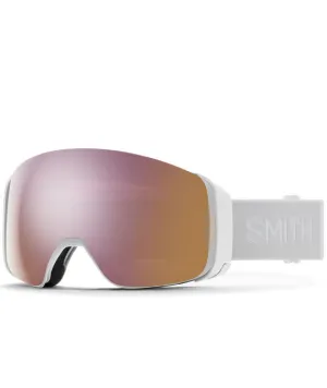 Smith 4D MagGoggle - White Vapor /ChromaPop Everyday Rose Gold Mirror    Bonus Lens 2024