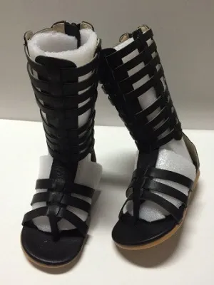 The Tessa Gladiator Sandals - Black