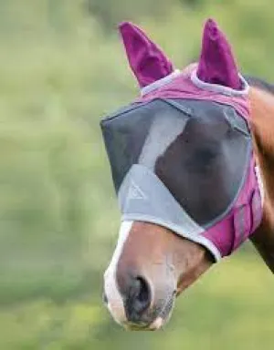 TKACC310-FULL-Purple Fly Mask w/Ears