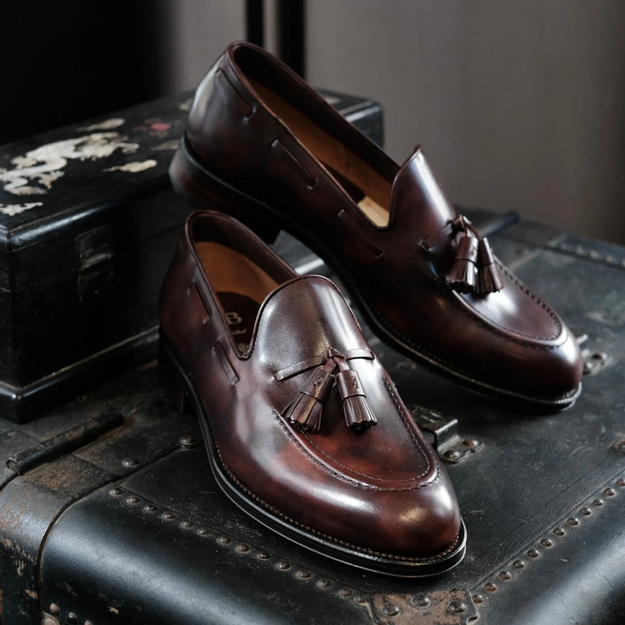 TLB Mallorca Unlined Tassel Loafer (Jones)