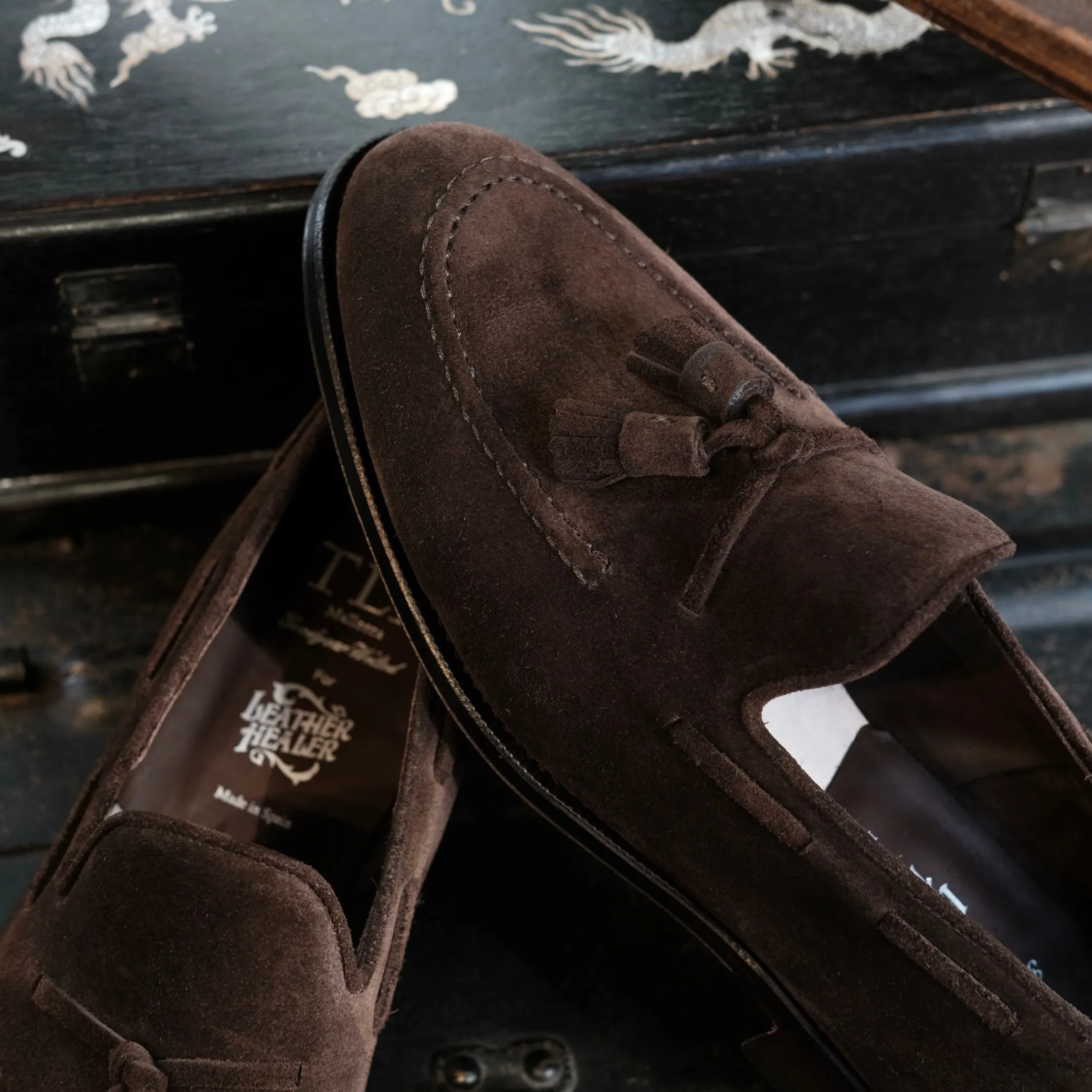 TLB Mallorca Unlined Tassel Loafer (Jones)