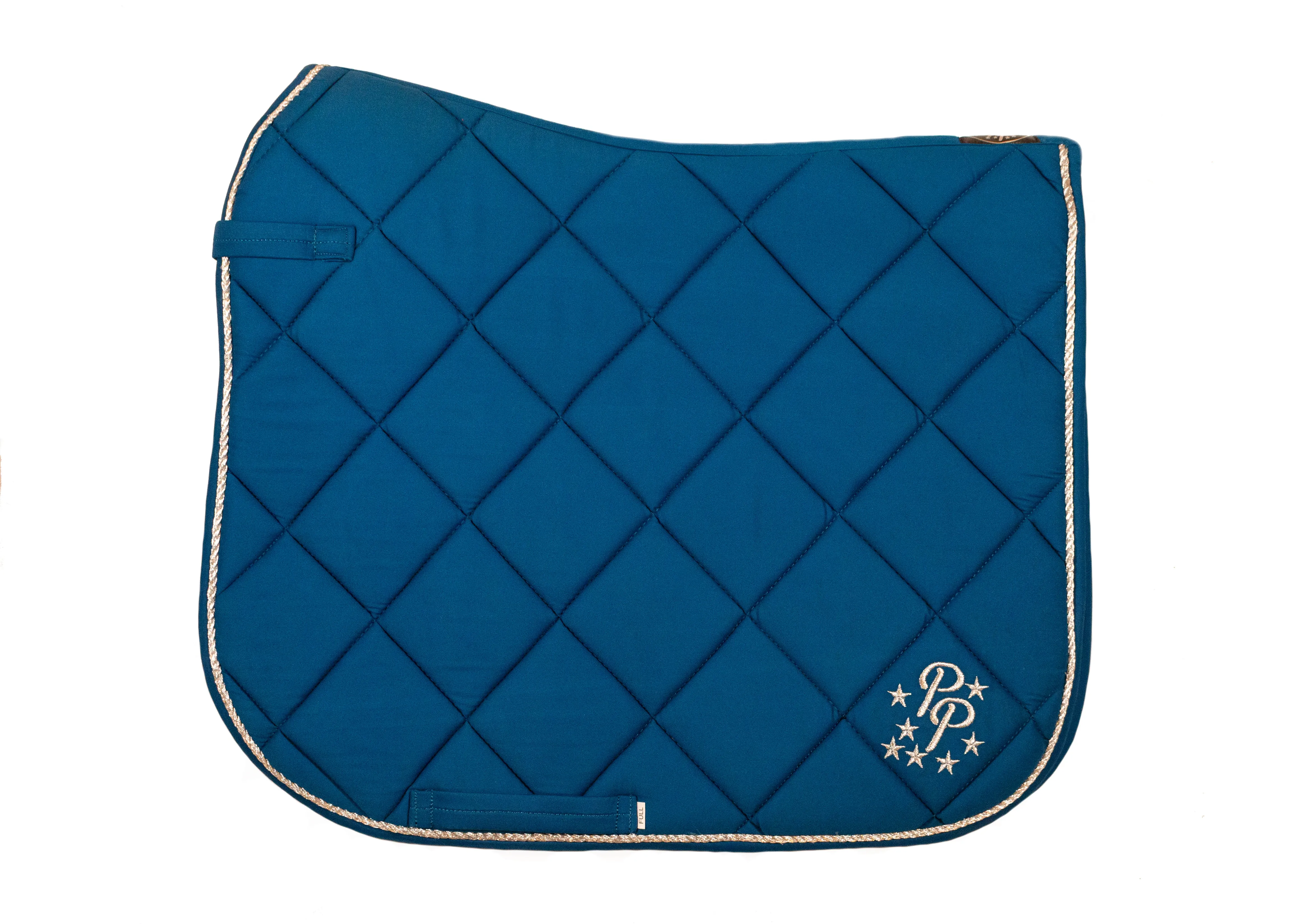 Topaz Blue Saddle Pads - Jump, GP, and Dressage cuts