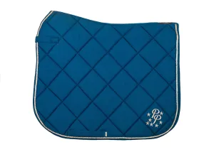 Topaz Blue Saddle Pads - Jump, GP, and Dressage cuts