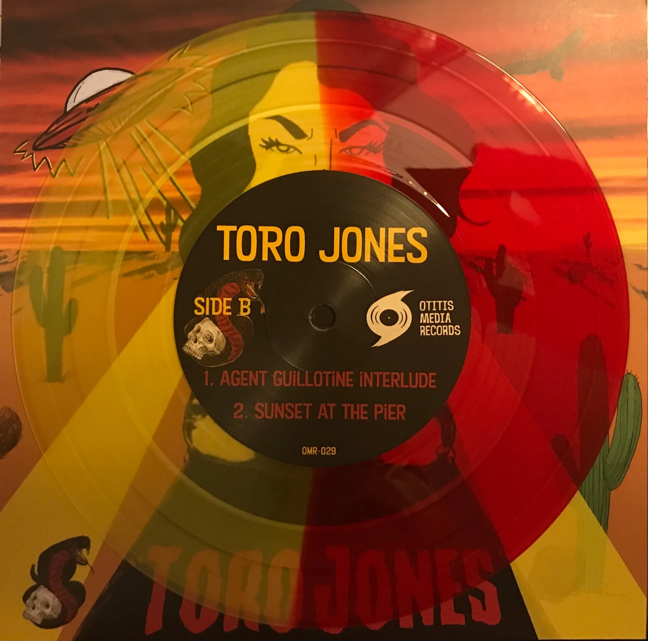 Toro Jones –  Trailblazer [Surf Rock RED/YELLOW VINYL] – New 7"