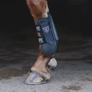Tri-Zone Open Tendon Sports Boots Black
