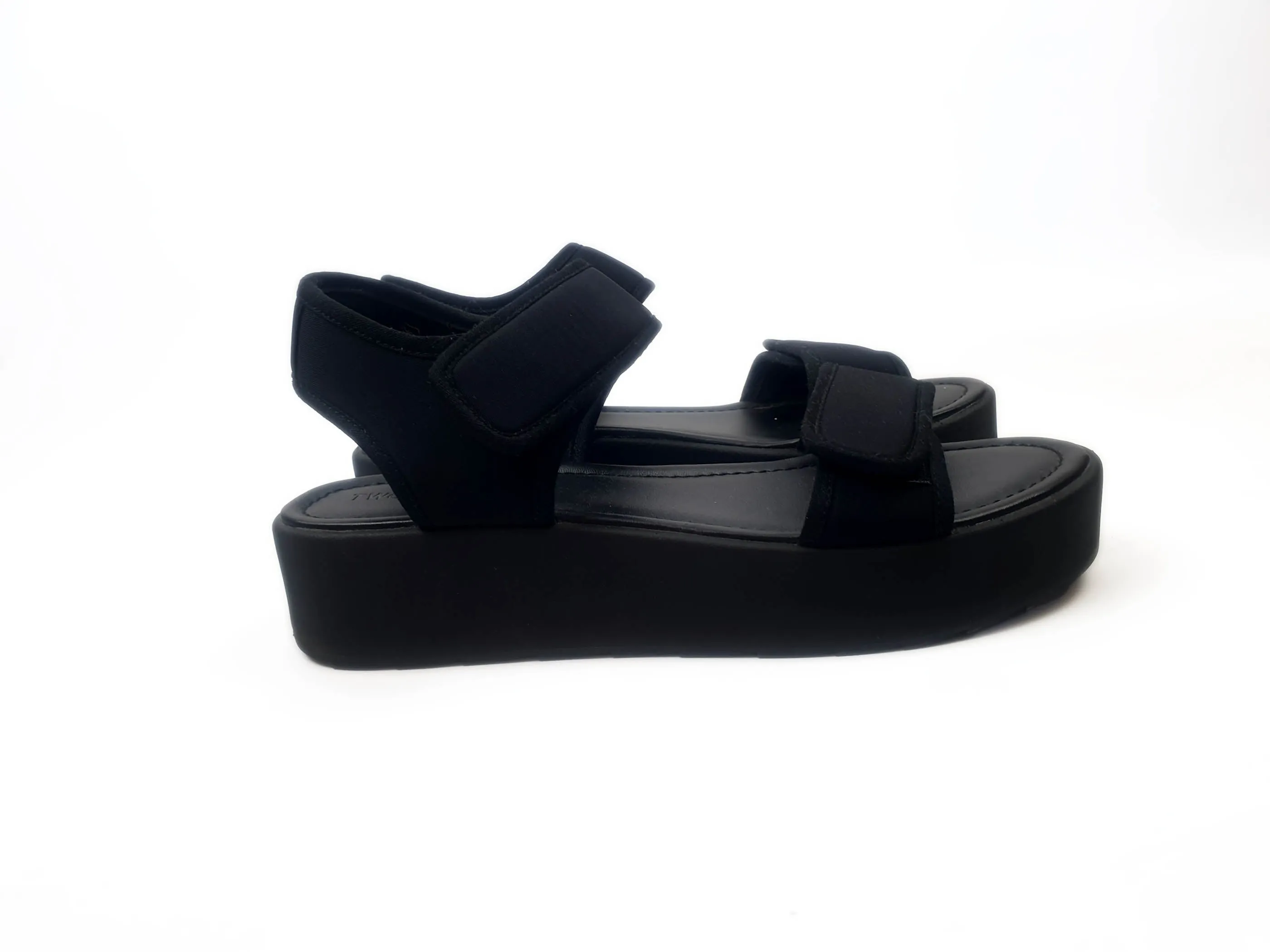 Twoobs black sandals size 42