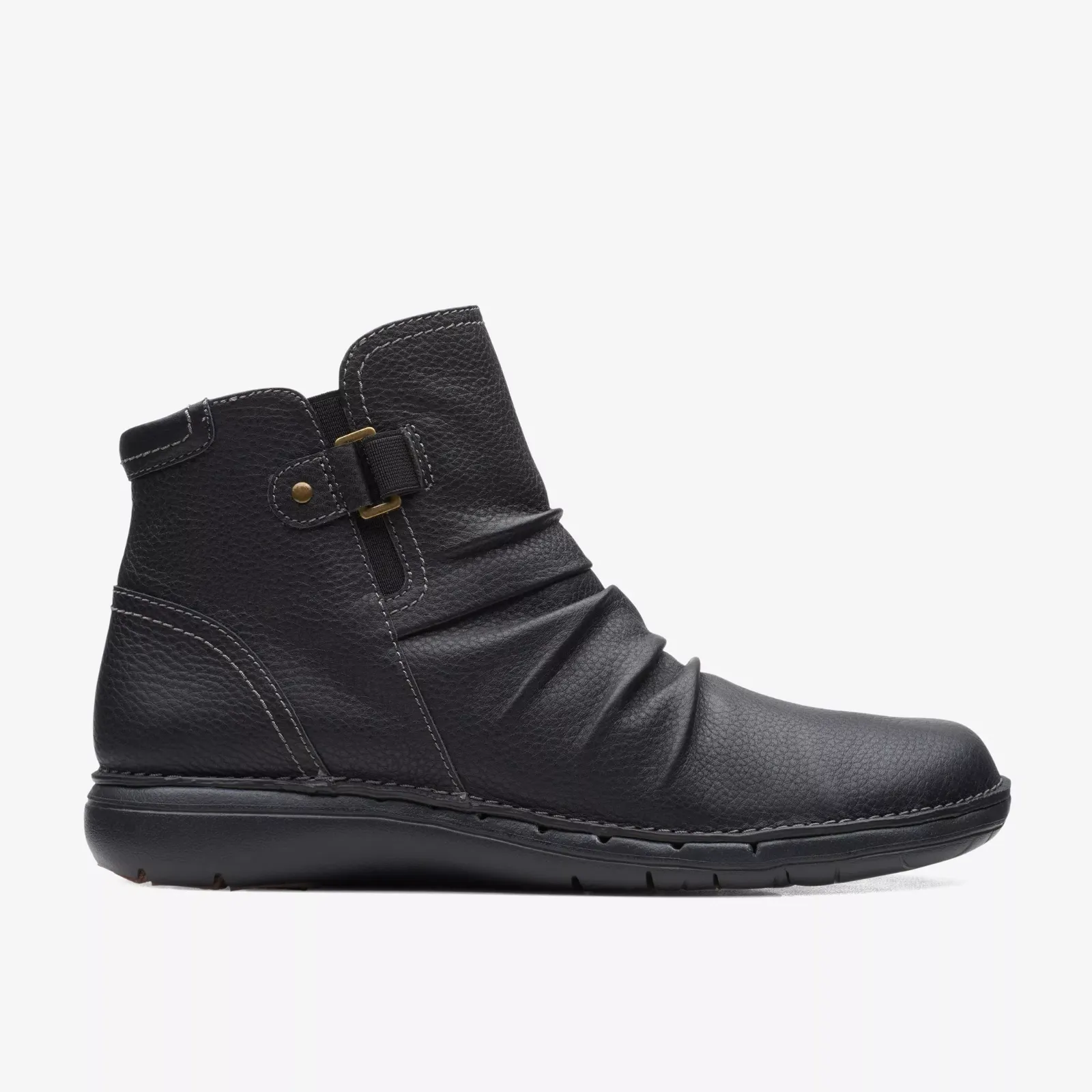 Un Loop Top Boots - Black Leather - 26168673