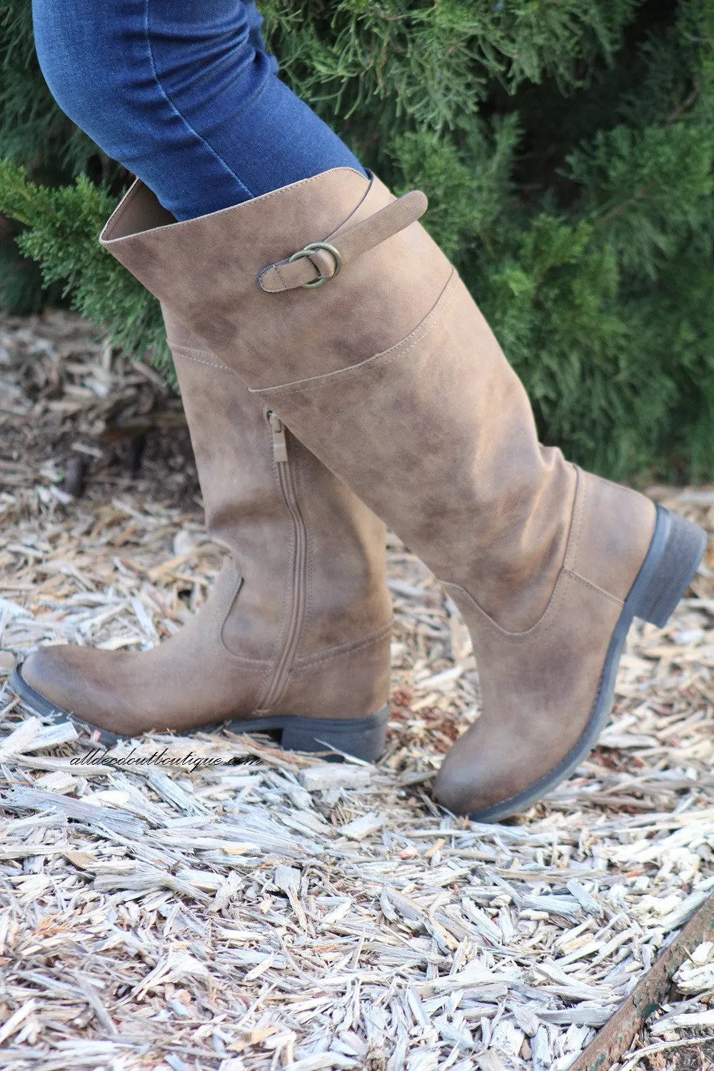 Very Volatile | Carmi Riding Boot Brown