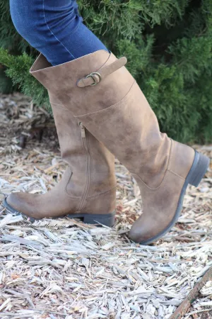 Very Volatile | Carmi Riding Boot Brown