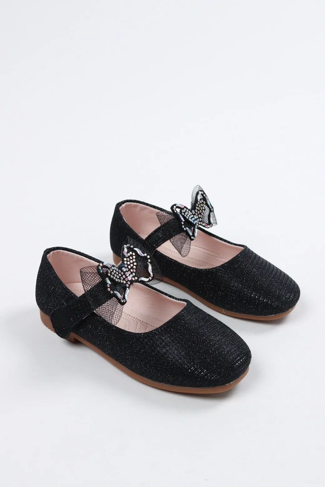 Viny - Girls Sparkle Bow Sandals